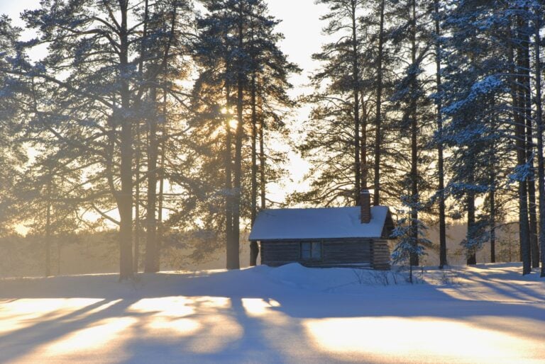 Saunamökki Suomujärvellä